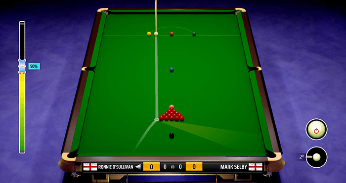 Snooker 19 aiming system