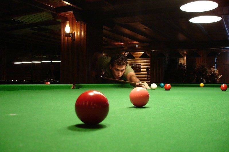 Snooker practice drill